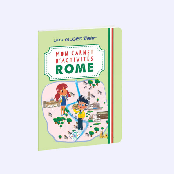 couverture carnet d'activités Rome
